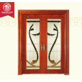 Double Swing Oak Front Extérieur Portes Wooden Double Main Door Designs